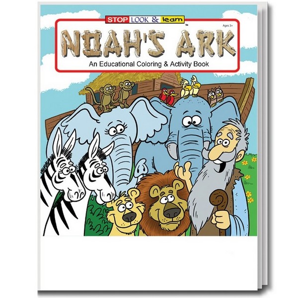 SC0491B Noah's Ark Coloring and Activity Book Blank No Imprint